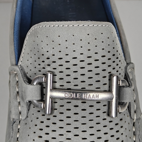 Cole Haan Grand Laser Cut Nubuck Bit Drivers Leather Sneaker Men\'s Shoe Sz 11.5M main image 11